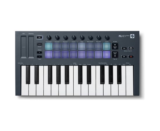 Novation FLKEY Mini - MIDI keyboard dedicated to FL Studio software, 25 keys. Mūzikas instrumenti