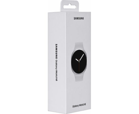 Samsung Galaxy Watch 8 3.81 cm (1.5") AMOLED 44 mm Digital 480 x 480 pixels Touchscreen Silver Wi-Fi GPS (satellite)