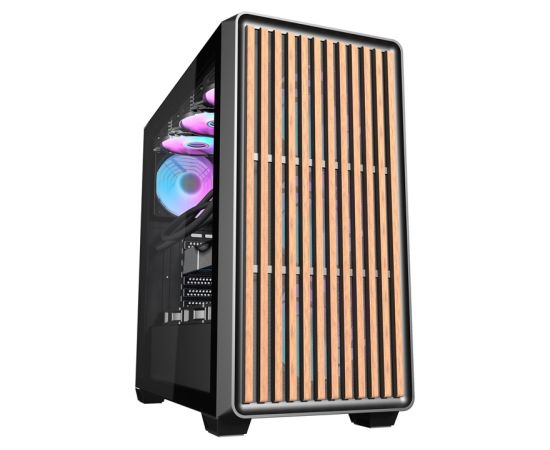 Darkflash DS900WD computer case (black) + 4 fans