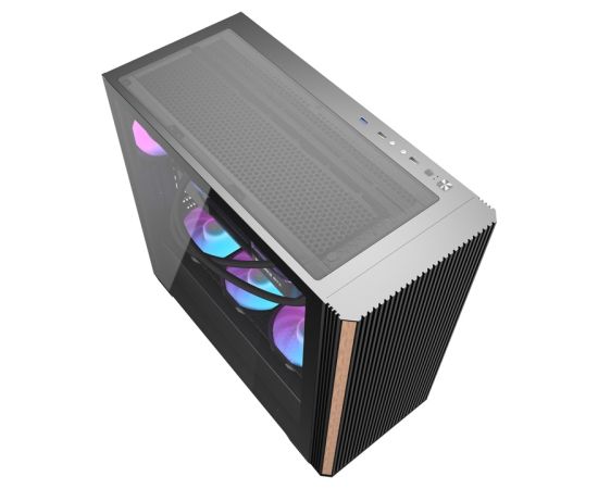 Darkflash DS900WS computer case (black) + 4 fans