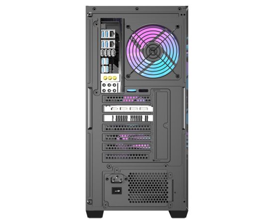 Darkflash DS900WS computer case (black) + 4 fans