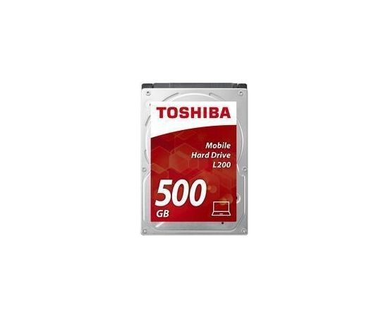 HDD | TOSHIBA | 500GB | SATA | 8 MB | 5400 rpm | 2,5" | Thickness 7mm | HDWK105UZSVA