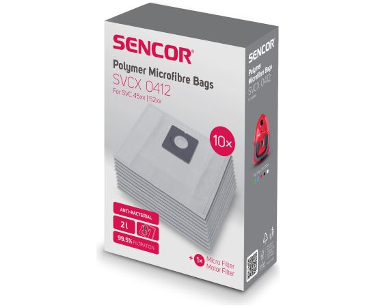 Dust bags 10 pcs Sencor SVC45, 52