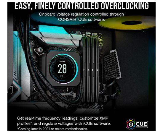 Corsair DDR5 - 32GB - 6000 - CL - 30 (2x 16 GB) dual kit, RAM (black, CMK32GX5M2B6000C30, Vengeance, INTEL XMP)