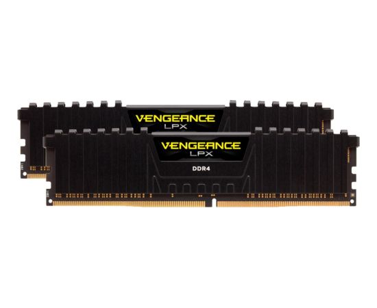 Corsair DDR4 - 64 GB -3600 - CL - 18 - Dual Kit, RAM (black, CMK64GX4M2D3600C18, Vengeance LPX)