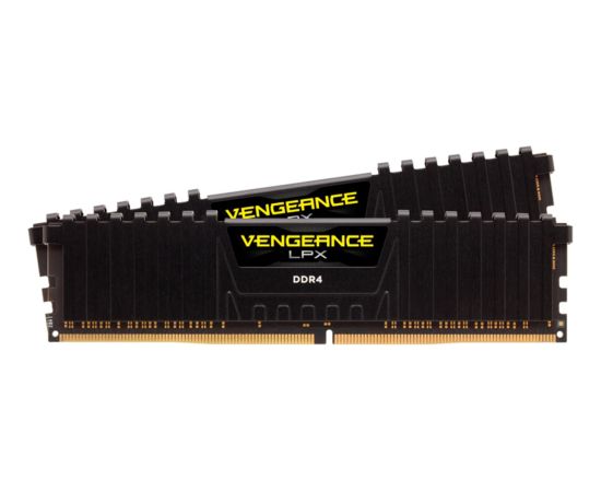 Corsair DDR4 - 64 GB -3600 - CL - 18 - Dual Kit, RAM (black, CMK64GX4M2D3600C18, Vengeance LPX)