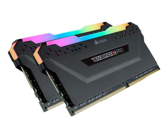 Corsair DDR4 -16 GB -2933 - CL - 16 - Dual Kit, RAM (black, CMW16GX4M2Z2933C16, Vengeance RGB PRO)
