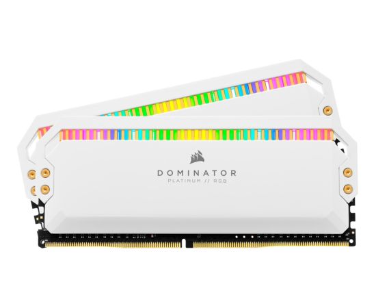 Corsair DDR4 - 16 GB -3200 - CL - 16 - Dual Kit, Dominator Platinum RGB (white, CMT16GX4M2C3200C16W)