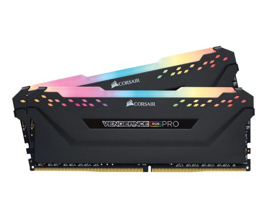 Corsair DDR4 - 64 GB -3600 - CL - 18 - Dual Kit, Vengeance RGB PRO (black, CMW64GX4M2D3600C18)