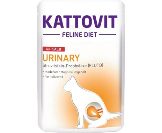 KATTOVIT Feline Diet Urinary Veal - wet cat food - 85g