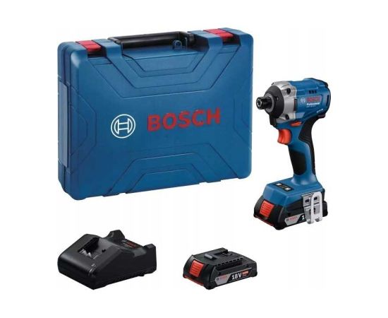 Triecienskrūvgriezis Bosch GDR 18V-215 Professional; 18 V; 2x2,0 Ah akum.