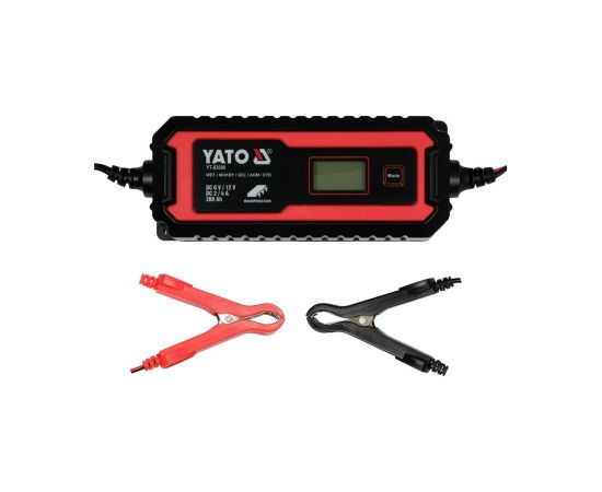 Automašīnas akumulatora lādētājs Yato YT-83000; 6 V/12 V; 5-200 Ah