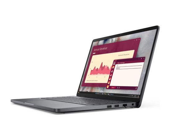 Notebook DELL Pro 14 Pro 14 (PC14250) CPU  Core Ultra u5-235U 2000 MHz CPU features vPro 14" RAM 16GB DDR5 5600 MHz SSD 512GB Intel graphics Integrated NOR Smart Card Reader Windows 11 Pro 1.35 kg 210-BQGZ_1022053493/1_N