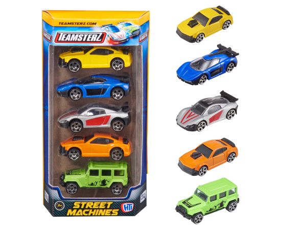 TEAMSTERZ 7,5 cm Ielas auto, 5 gab.