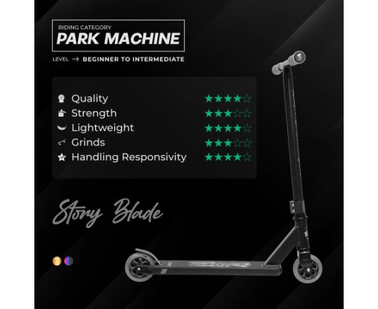 Story Blade triku skrejritenis 75cm Gold/Black