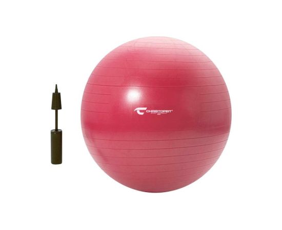 Vingrošanas bumba CHRISTOPEIT 65 cm, rozā