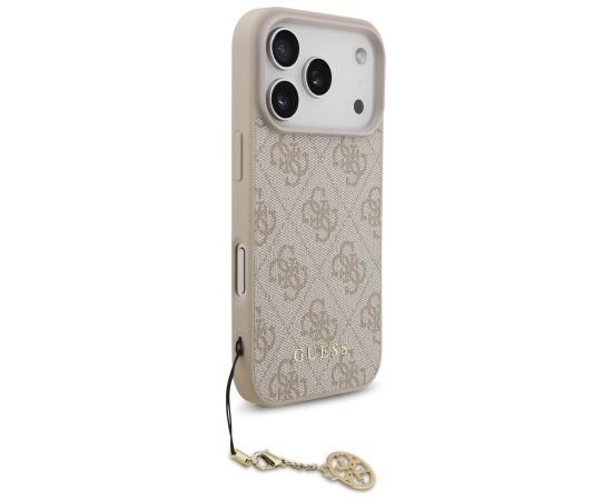 Guess 4G Charm Case Aizsargapvalks priekš Apple iPhone 17 Pro