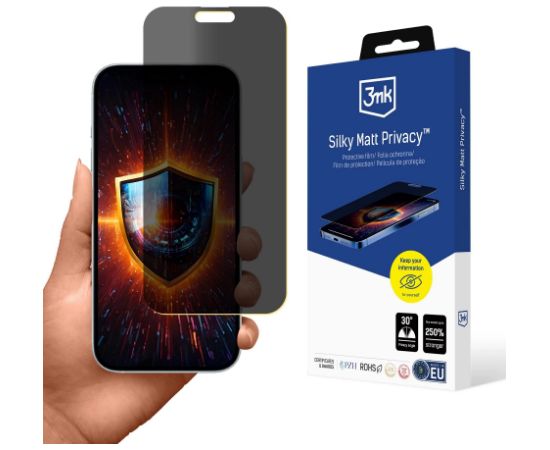 3MK Silky Matt Privacy Protective Film Защитная пленка для Apple iPhone 17 Pro Max