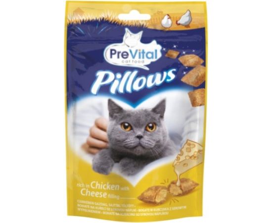 PREVITAL Pillows Chicken with cheese - cat treats - 60g