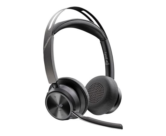 HP Poly Voyager Focus 2-M USB-C-C Headset USB-C/A Adapter Charging Stand