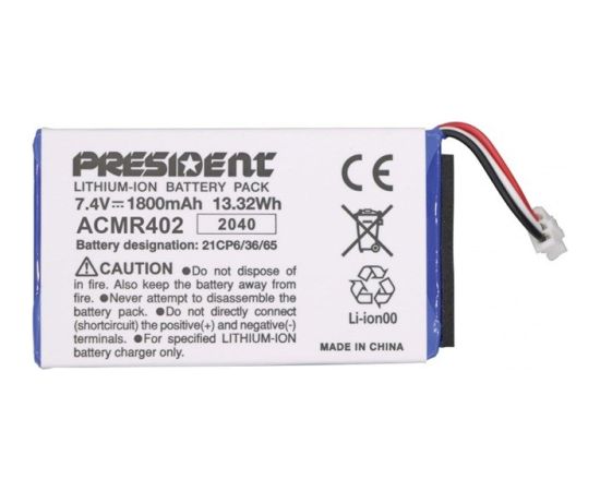President Jerry ASC AM/FM CB Portable Radio Black