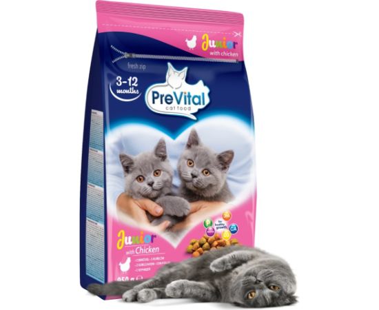 PREVITAL Junior Chicken - dry cat food - 950g