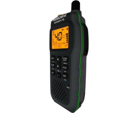 President Randy ASC AM/FM CB Portable Radio Black