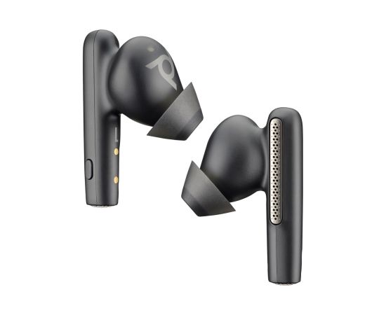 HP Poly Voyager Free 60 UC Black Earbuds +BT700 USB-C Adapter +Basic Charge Case