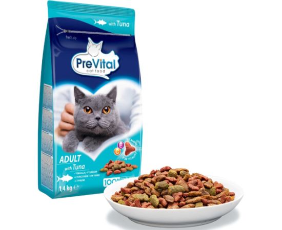 PREVITAL Adult Tuna - dry cat food - 1,4kg