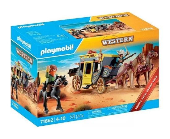 Playmobil History 71862 Napad na dyliżans na Dzikim Zachodzie