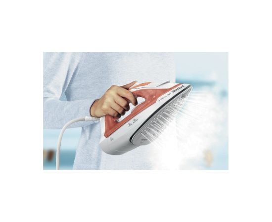Tefal Virtuo 30 FV2C40E0 iron Dry & Steam iron Ceramic soleplate 2000 W Peach, White