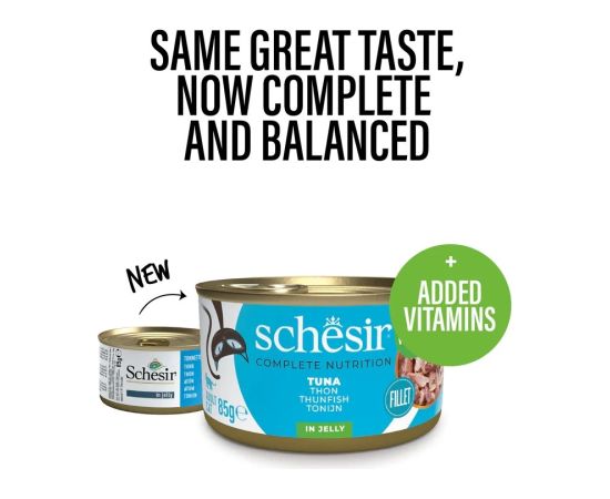 Agras Pet Foods SCHESIR in jelly Tuna - wet cat food - 85 g