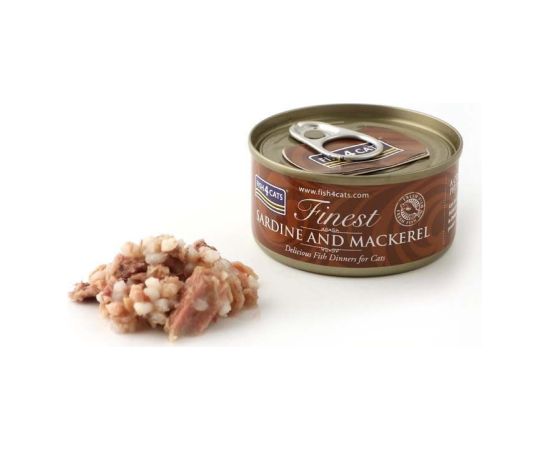 Fish4dogs FISH4CATS Sardine and mackerel - wet cat food - 70g