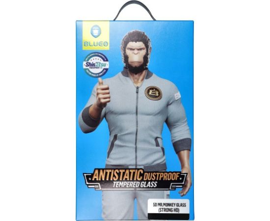 Защитное стекло дисплея 5D Mr. Monkey Glass (Strong Lite) Samsung S938 S25 Ultra черное