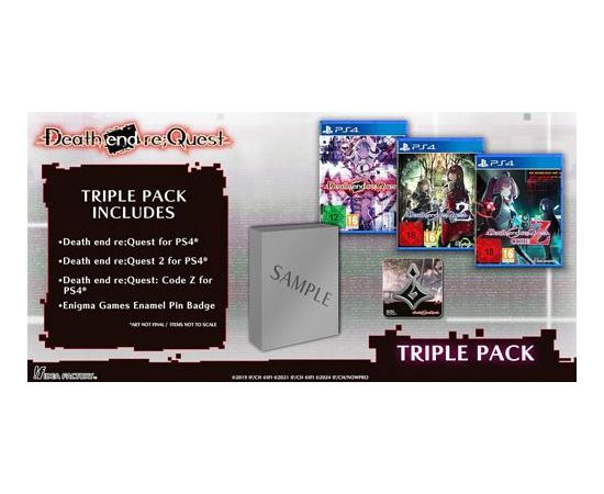 PS4 Death end re:Quest Triple Pack Playstation 4 video spēle