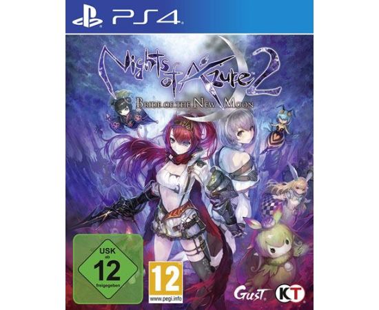 PS4 Nights of Azure 2 Bridge of the New Moon Playstation 4 video spēle