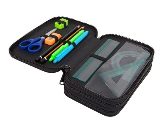 Triple decker pencil case with equipment CoolPack Jumper 3 SKATE NIGHT