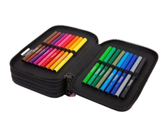 Triple decker pencil case with equipment CoolPack Jumper 3 SKATE NIGHT
