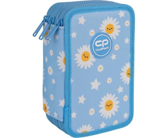 Triple decker pencil case with equipment CoolPack Jumper 3 DAISY SUN