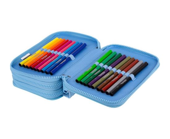 Triple decker pencil case with equipment CoolPack Jumper 3 DAISY SUN