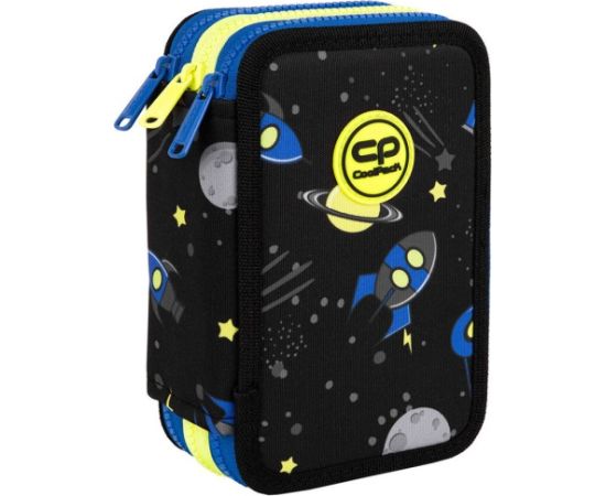 Triple decker pencil case with equipment CoolPack Jumper 3 ATLANTIS