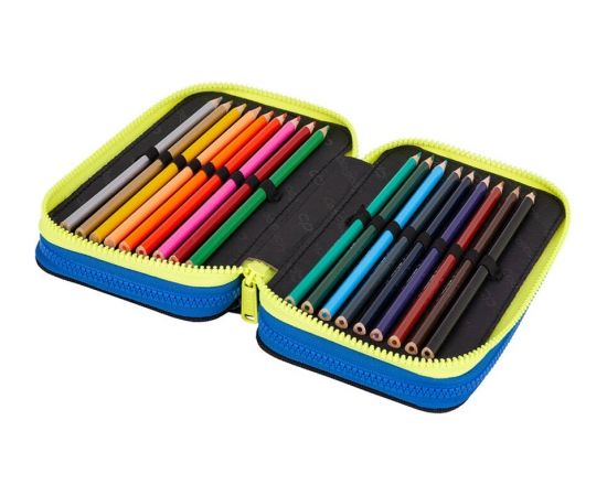 Triple decker pencil case with equipment CoolPack Jumper 3 ATLANTIS