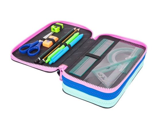 Triple decker pencil case with equipment CoolPack Jumper 3 TENNIS STAR