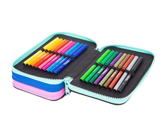 Triple decker pencil case with equipment CoolPack Jumper 3 TENNIS STAR