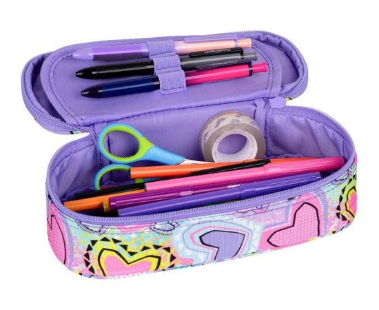 Pencil case CoolPack Campus PASTEL HEART
