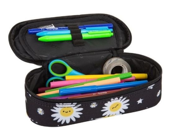 Pencil case CoolPack Campus DAISY BLACK