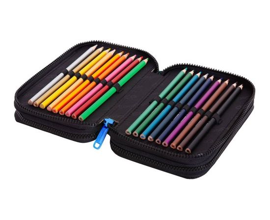 Triple decker pencil case with equipment CoolPack Jumper 3 FOOTBALL