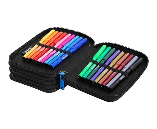 Triple decker pencil case with equipment CoolPack Jumper 3 FOOTBALL