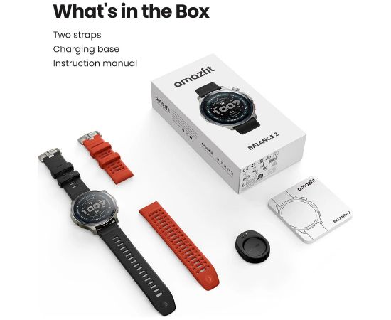 Amazfit Balance 2 Black NFC SmartWatch