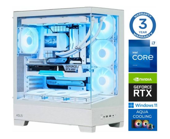 INTOP AQUA i7-14700F 64GB DDR5 1TB SSD M.2 NVME+2TB RTX5080 16GB
 WIN11Pro Персональные компьютеры